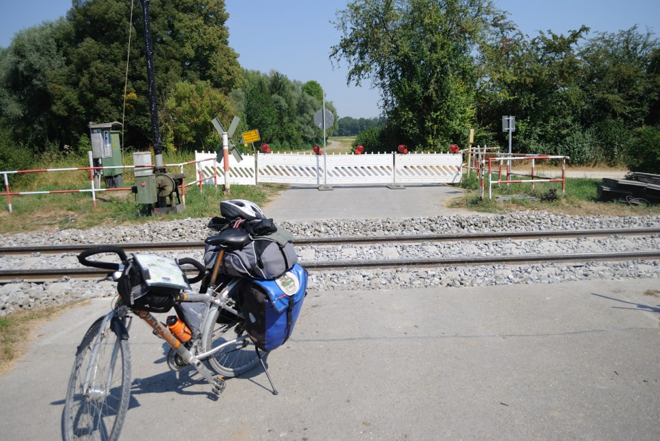 Salto de las vías del tren